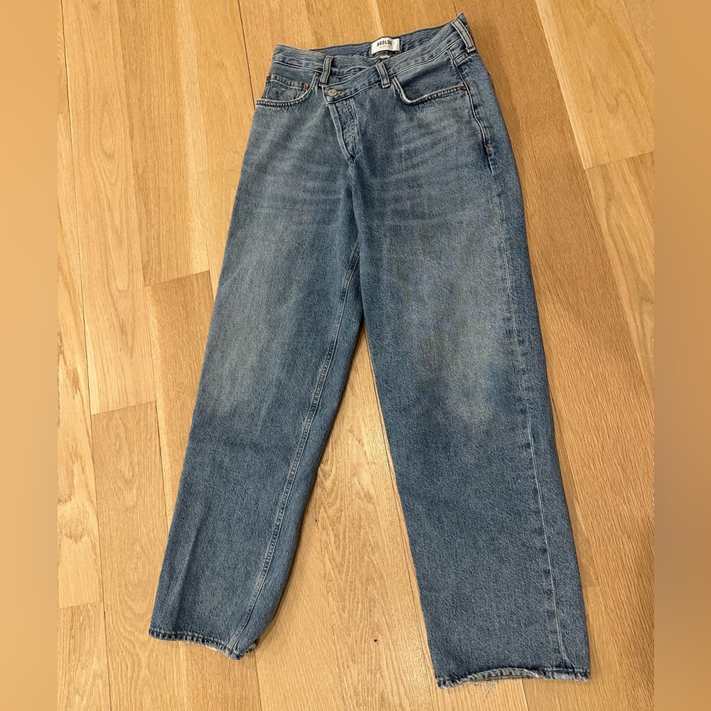 AGOLDE criss cross upsized jeans size 26